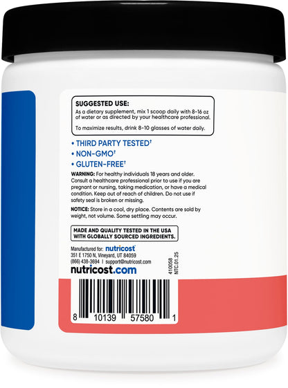 Nutricost Creatine Monohydrate & Hydration Watermelon 30 Servings