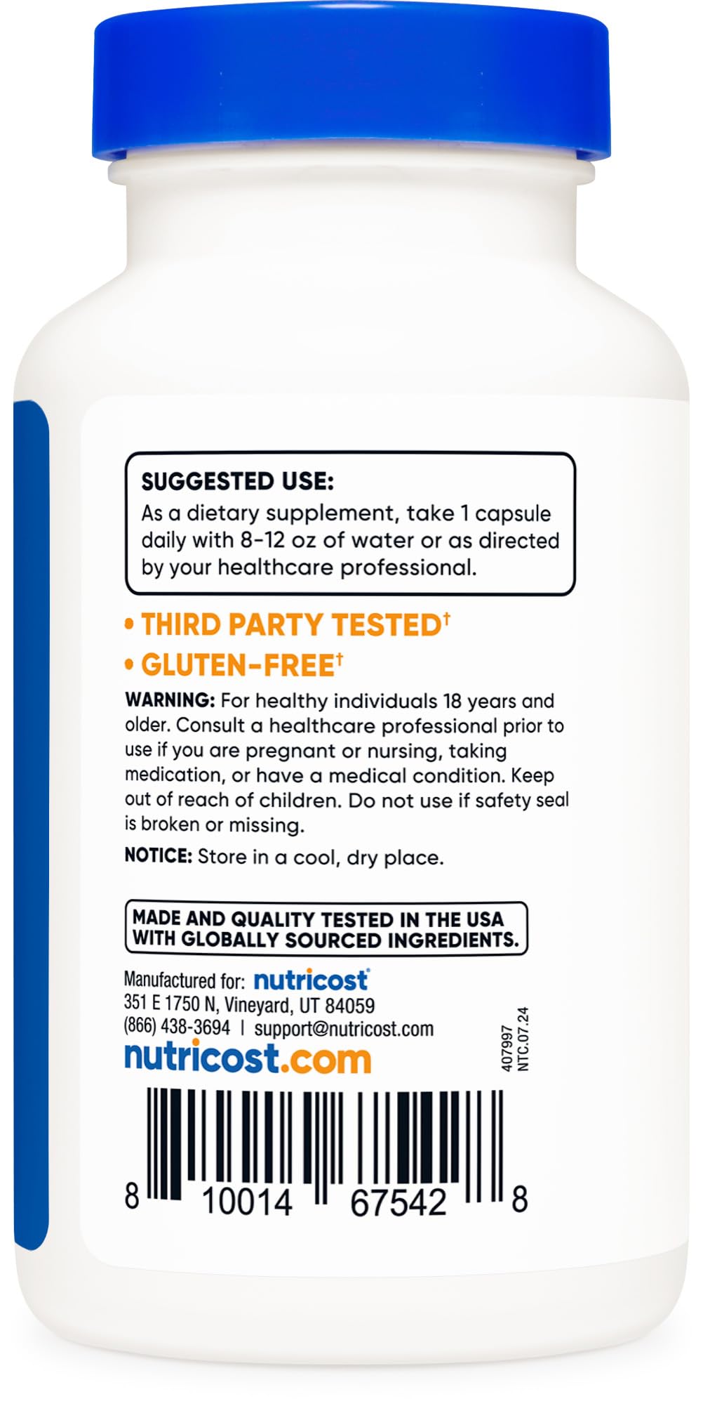 Nutricost DIM + BioPerine 300mg – 120 Vegetarian Capsules | Max Strength