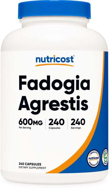 Nutricost Fadogia Agrestis 240 Capsules (600 mg per Serving) 10:1 Extract