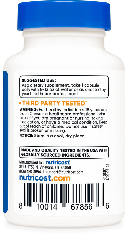 Nutricost Fisetin Capsules 100mg – 60 Count, Non-GMO, Gluten Free, Vegan