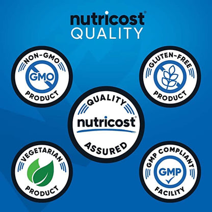 Nutricost GABA 750mg - 240 Capsules (240 Servings) - Non-GMO, Gluten Free