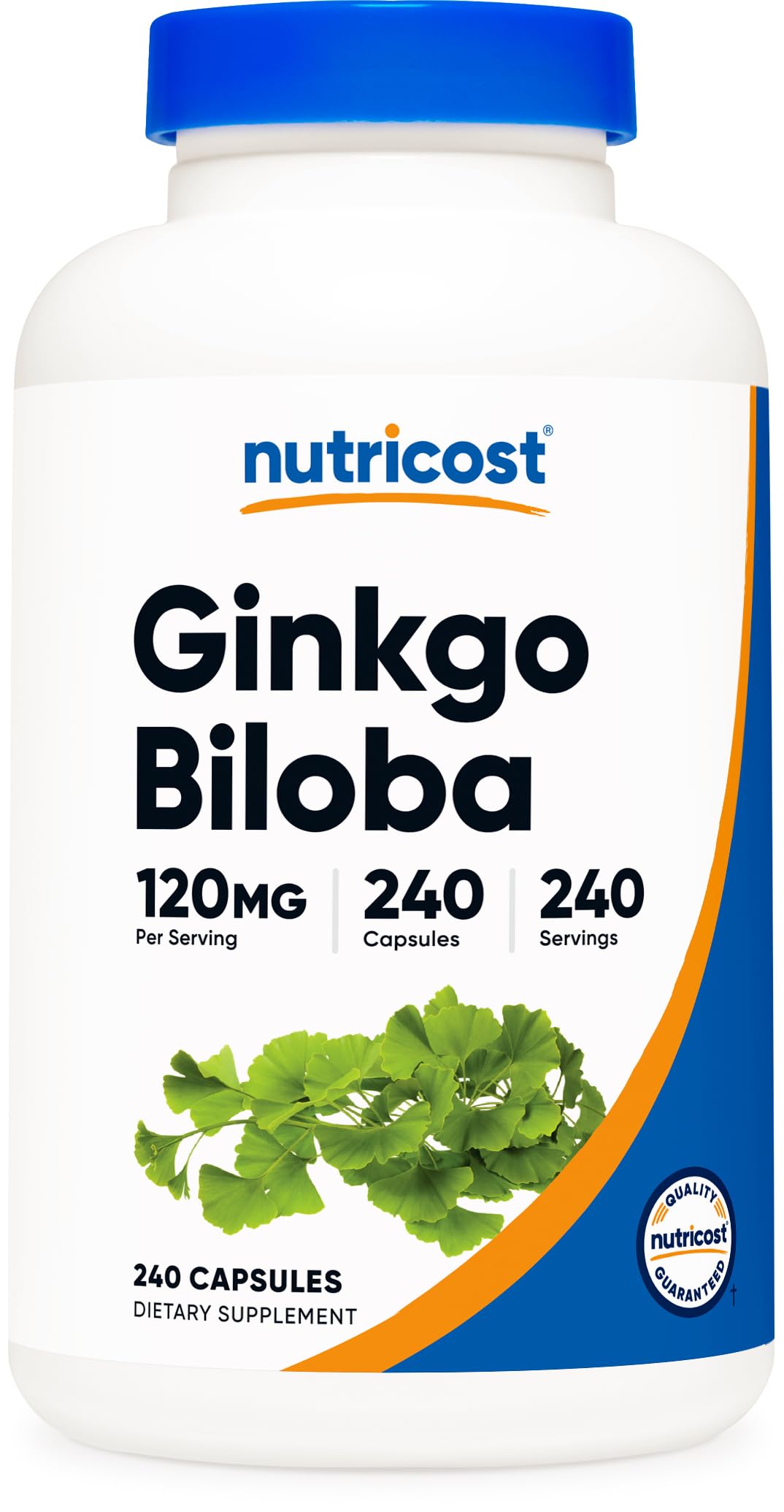 Nutricost Ginkgo Biloba 120mg – 240 Capsules | Extra Strength, Gluten Free & Non-GMO