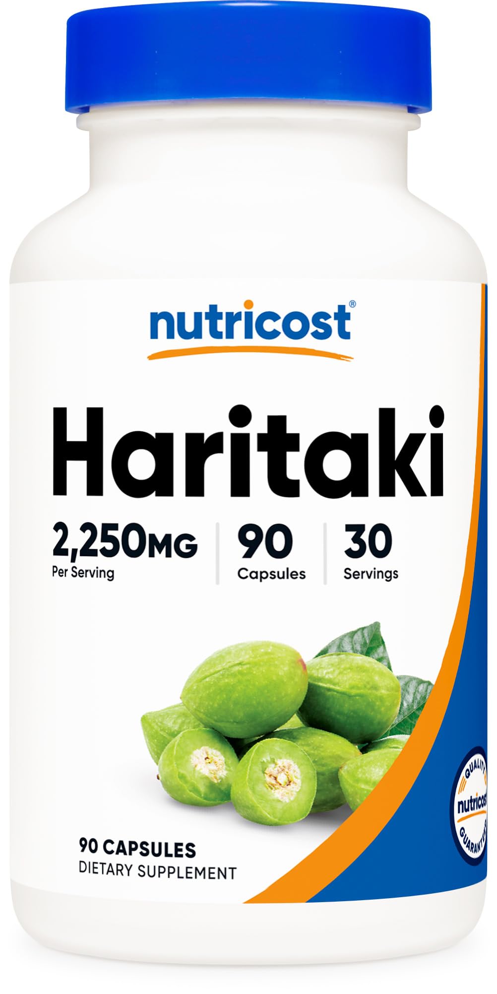 Nutricost Haritaki 2250mg - 90 Vegan Capsules | GMO-Free, Gluten-Free