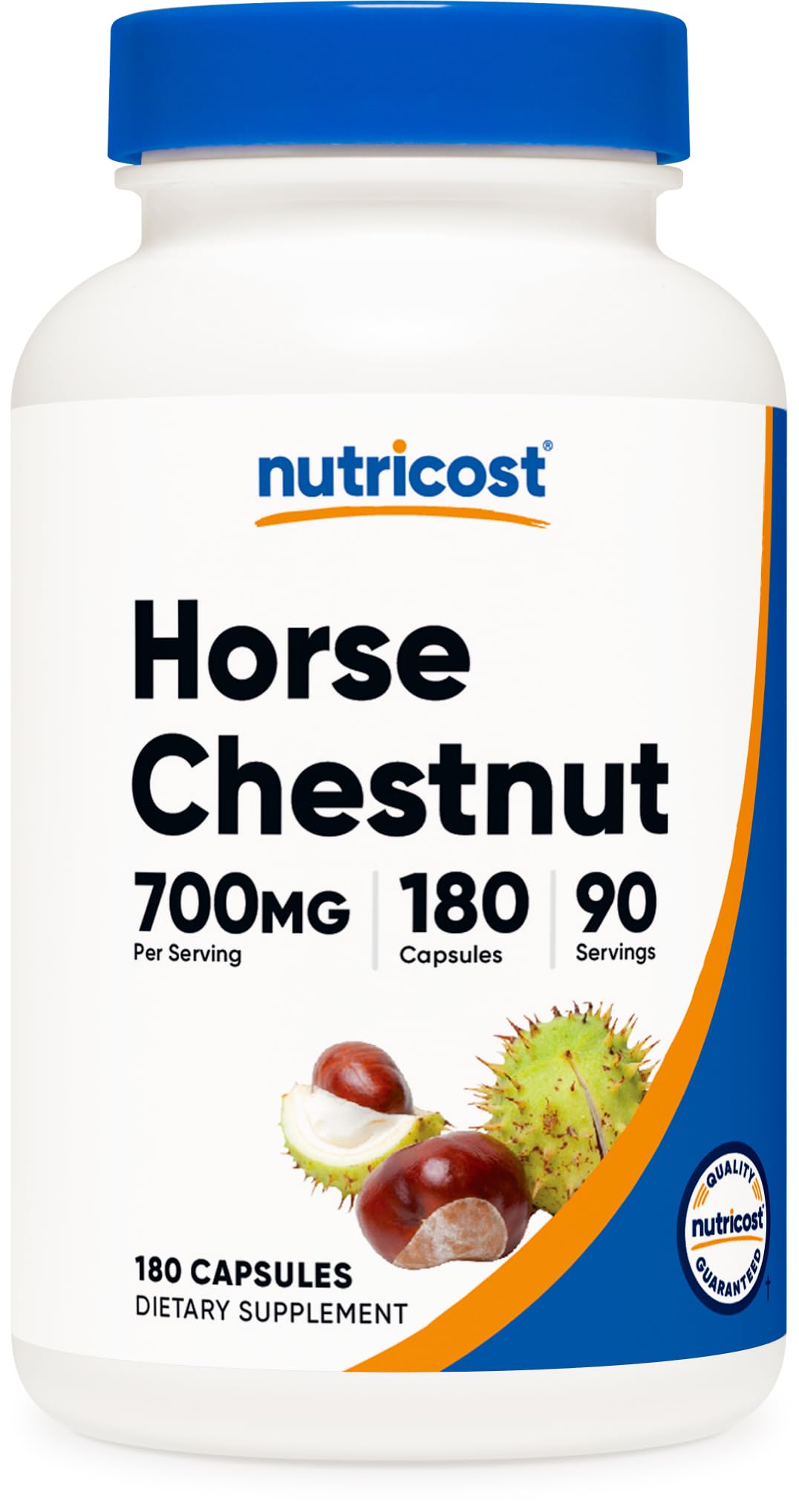 Nutricost Horse Chestnut Extract Capsules 700 MG - 180 Caps (90 Servings) | Non-GMO, Vegan