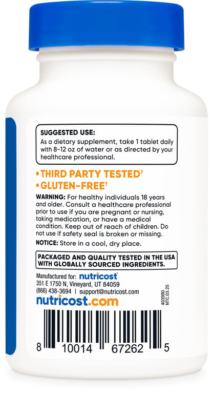 Nutricost Kelp Tablets - 325mcg Iodine, 240 Tablets | Non-GMO, Gluten Free
