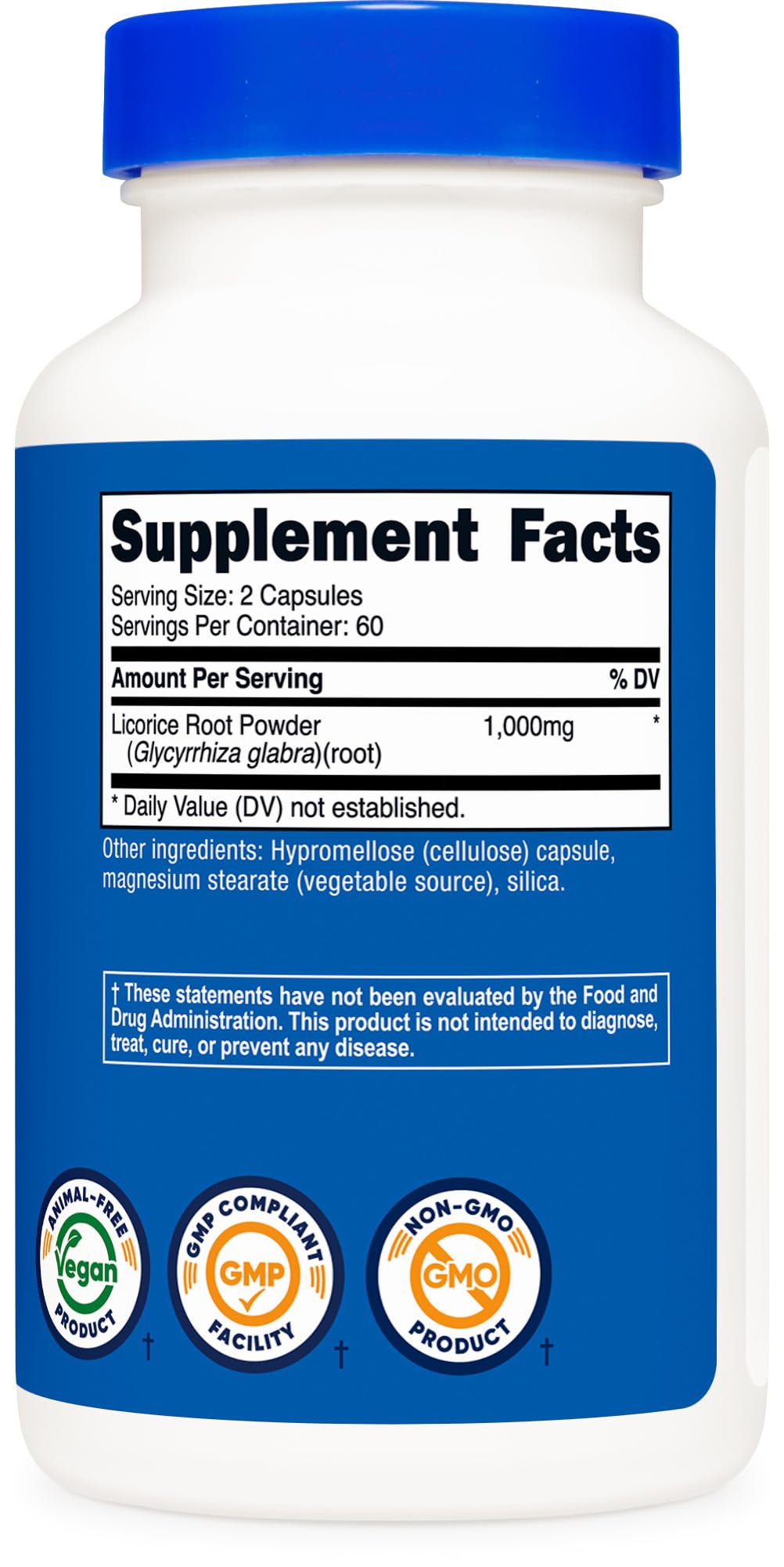 Nutricost Licorice Root 500mg, 120 Capsules – Non-GMO, Gluten Free