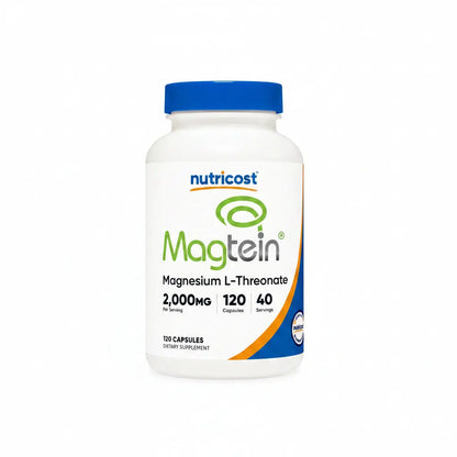Nutricost Magnesium L-Threonate (Magtein) 2000mg – 120 Capsules – Non-GMO, Gluten Free, Vegetarian Friendly BritishVita | Premium UK Vitamins & Wellness Supplements