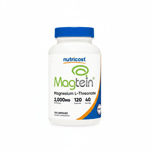 Nutricost Magnesium L-Threonate (Magtein) 2000mg – 120 Capsules – Non-GMO, Gluten Free, Vegetarian Friendly BritishVita | Premium UK Vitamins & Wellness Supplements