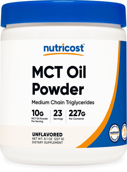 Nutricost MCT Oil Powder .5 LBS – Keto Friendly, Gluten Free