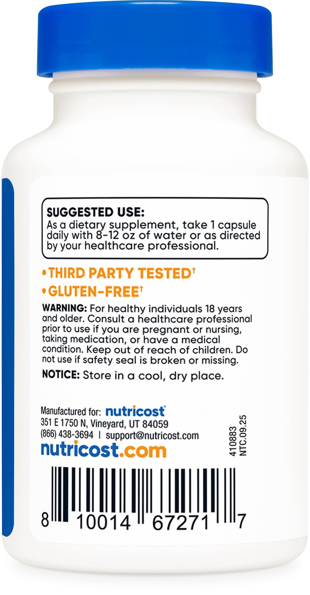 Nutricost Melatonin 3mg, 240 Tablets - Non-GMO, Gluten Free