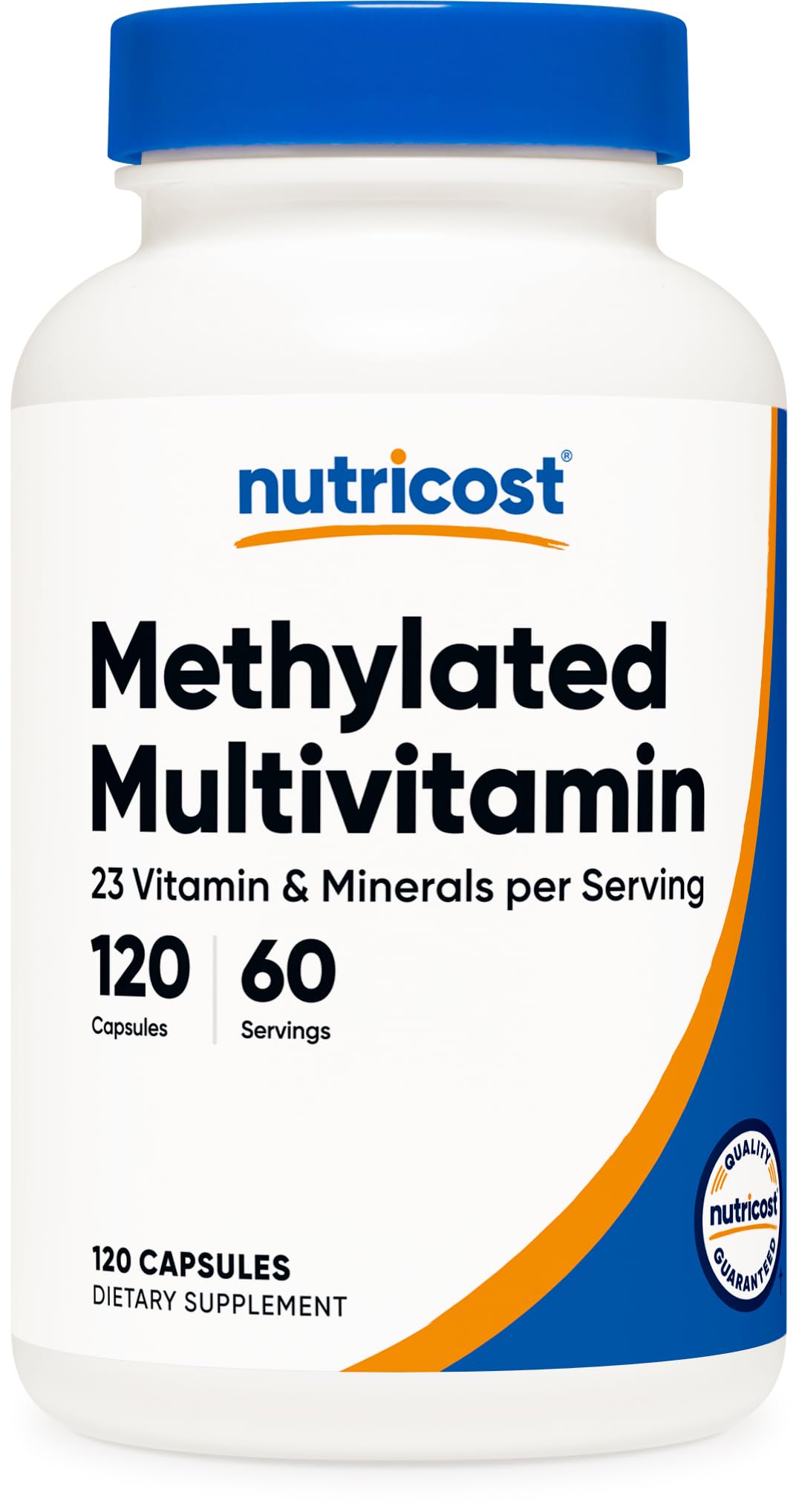 Nutricost Methylated Multivitamin – 120 Capsules, 60 Servings | 23 Vitamins & Minerals