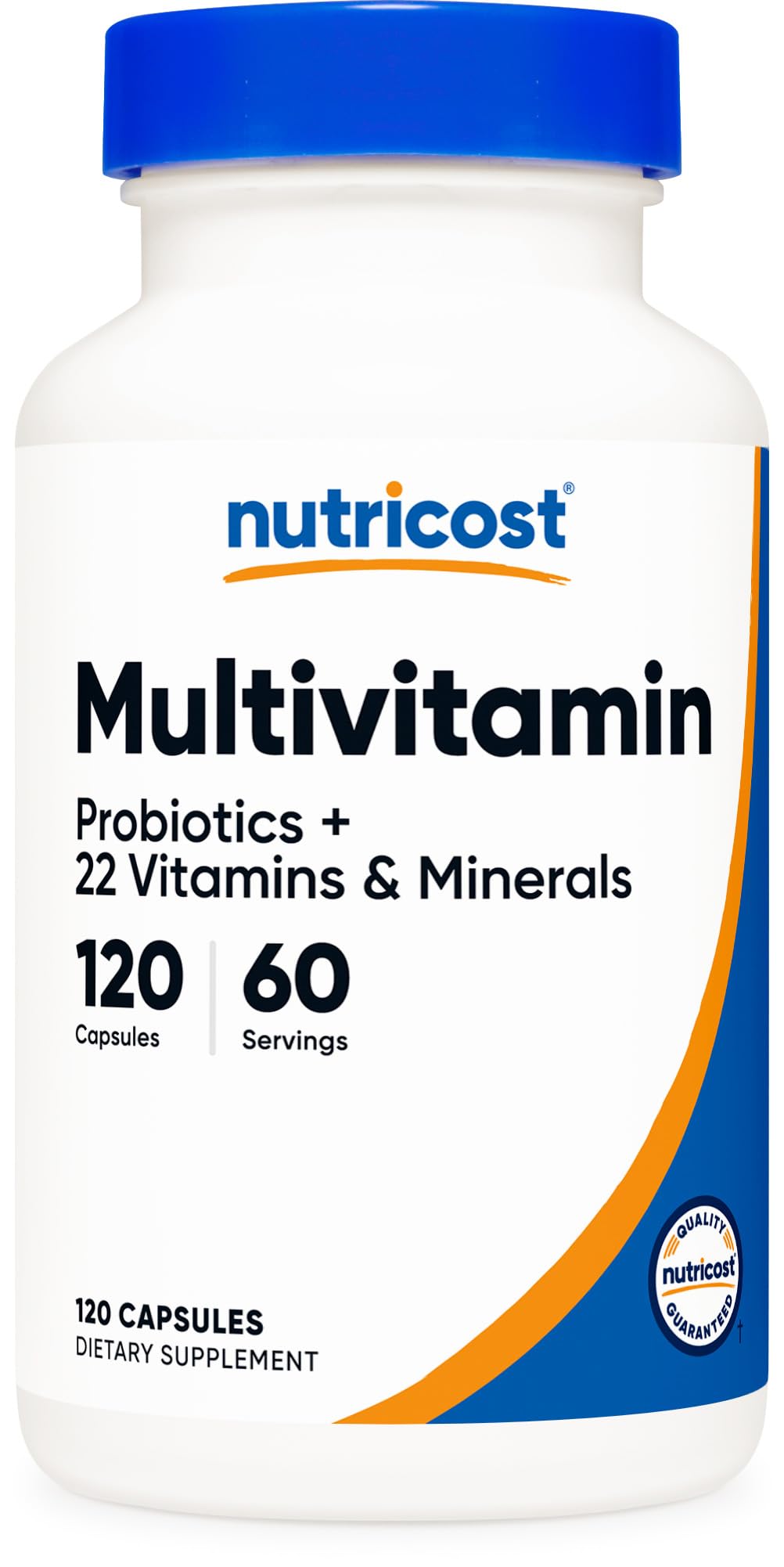 Nutricost Multivitamin with Probiotics – 120 Vegetarian Capsules | Packed with Vitamins & Minerals