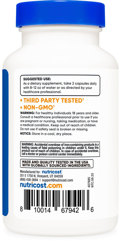 Nutricost Multivitamin with Probiotics – 120 Vegetarian Capsules | Packed with Vitamins & Minerals