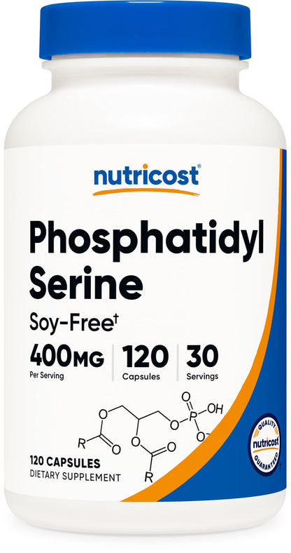 Nutricost Phosphatidylserine 400mg - 120 Capsules, Soy Free