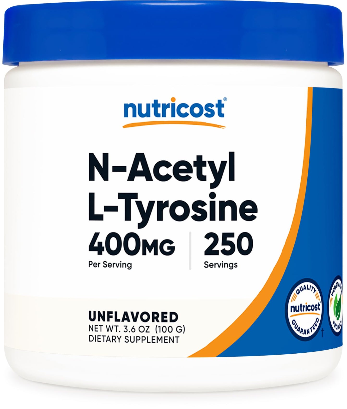 Nutricost Pure N-Acetyl L-Tyrosine (NALT) Powder – 100 Grams