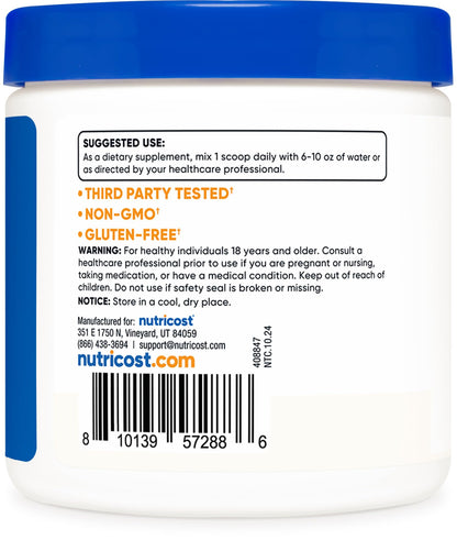 Nutricost Pure N-Acetyl L-Tyrosine (NALT) Powder – 100 Grams