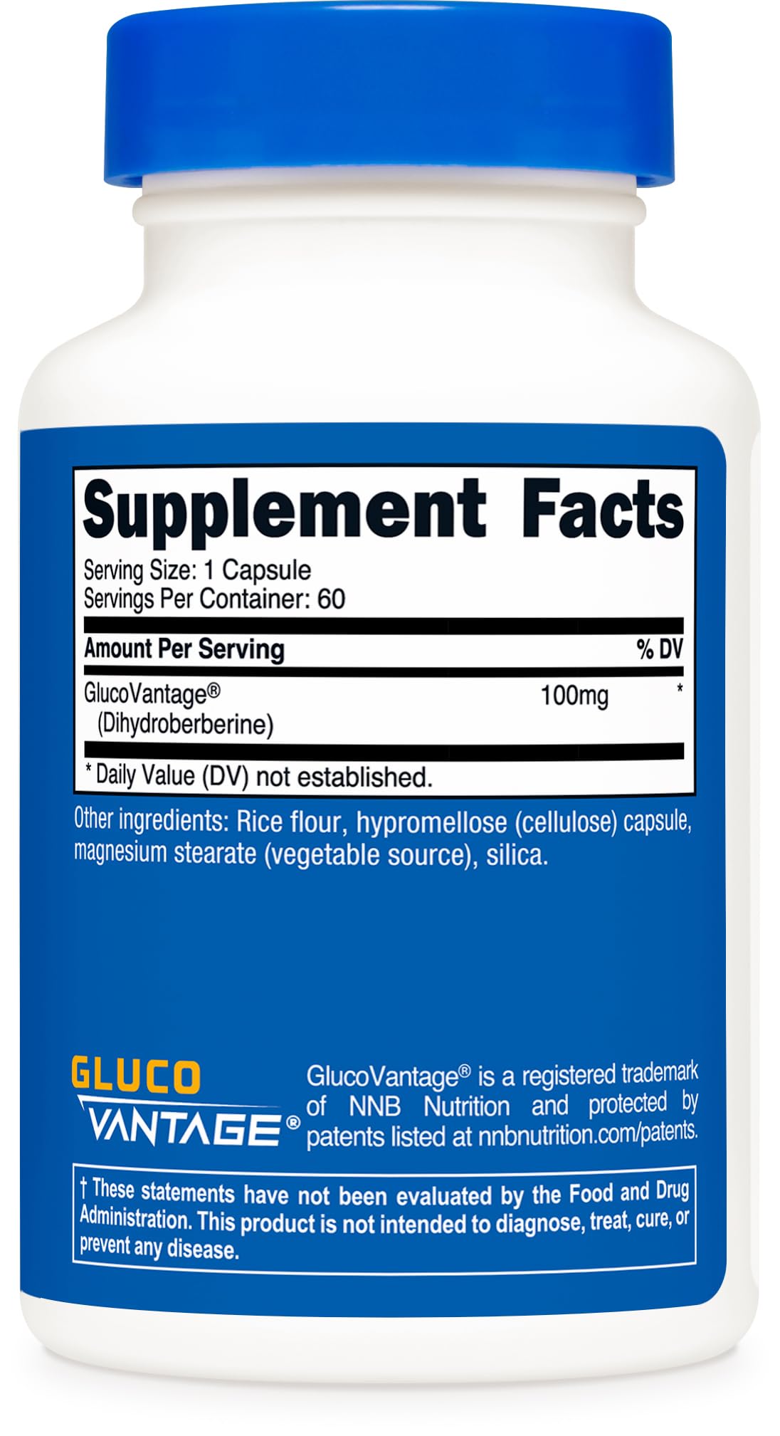 Nutricost Dihydroberberine Capsules 100mg - 60 Capsules | More Bioavailable Berberine Metabolite