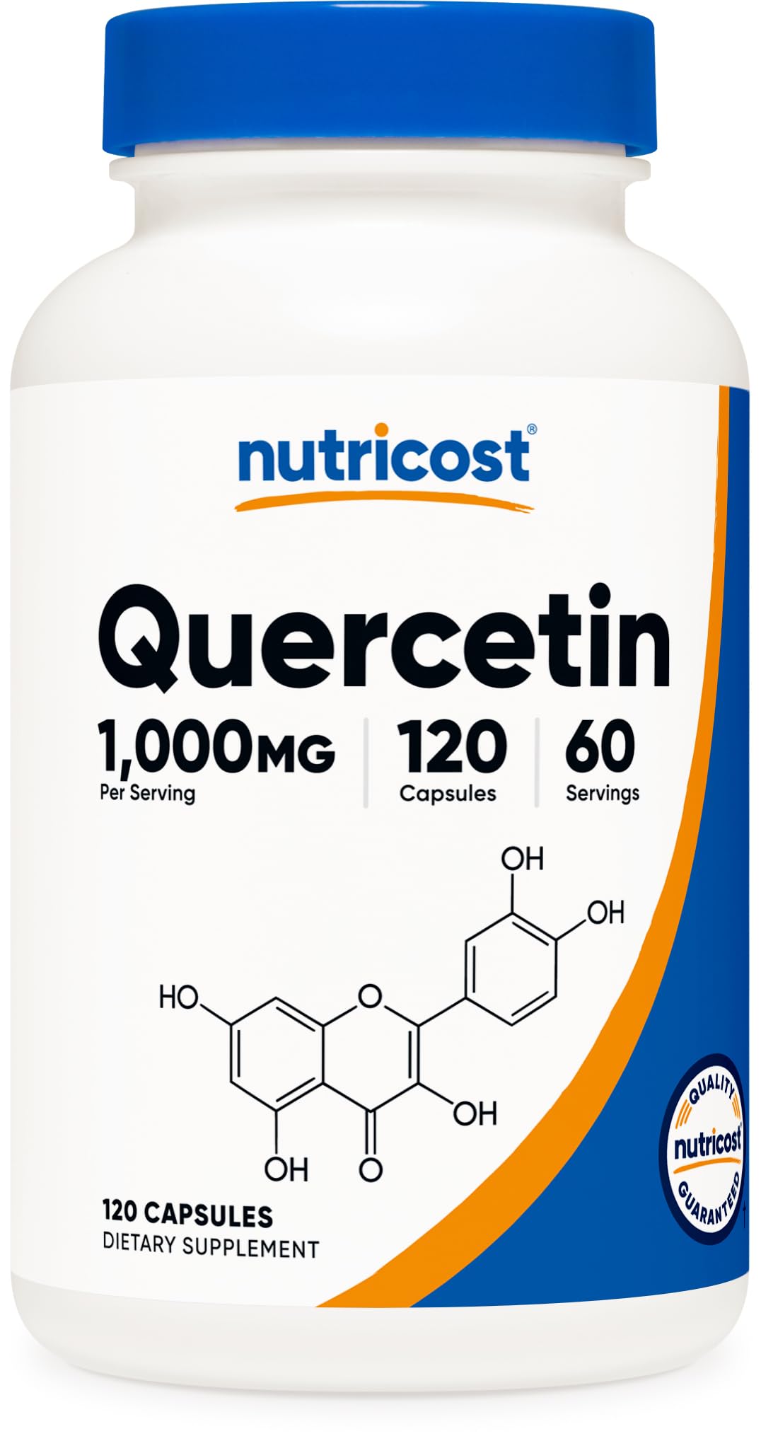 Nutricost Quercetin 1000mg – 120 Vegetarian Capsules | 60 Servings, Non-GMO & Gluten Free