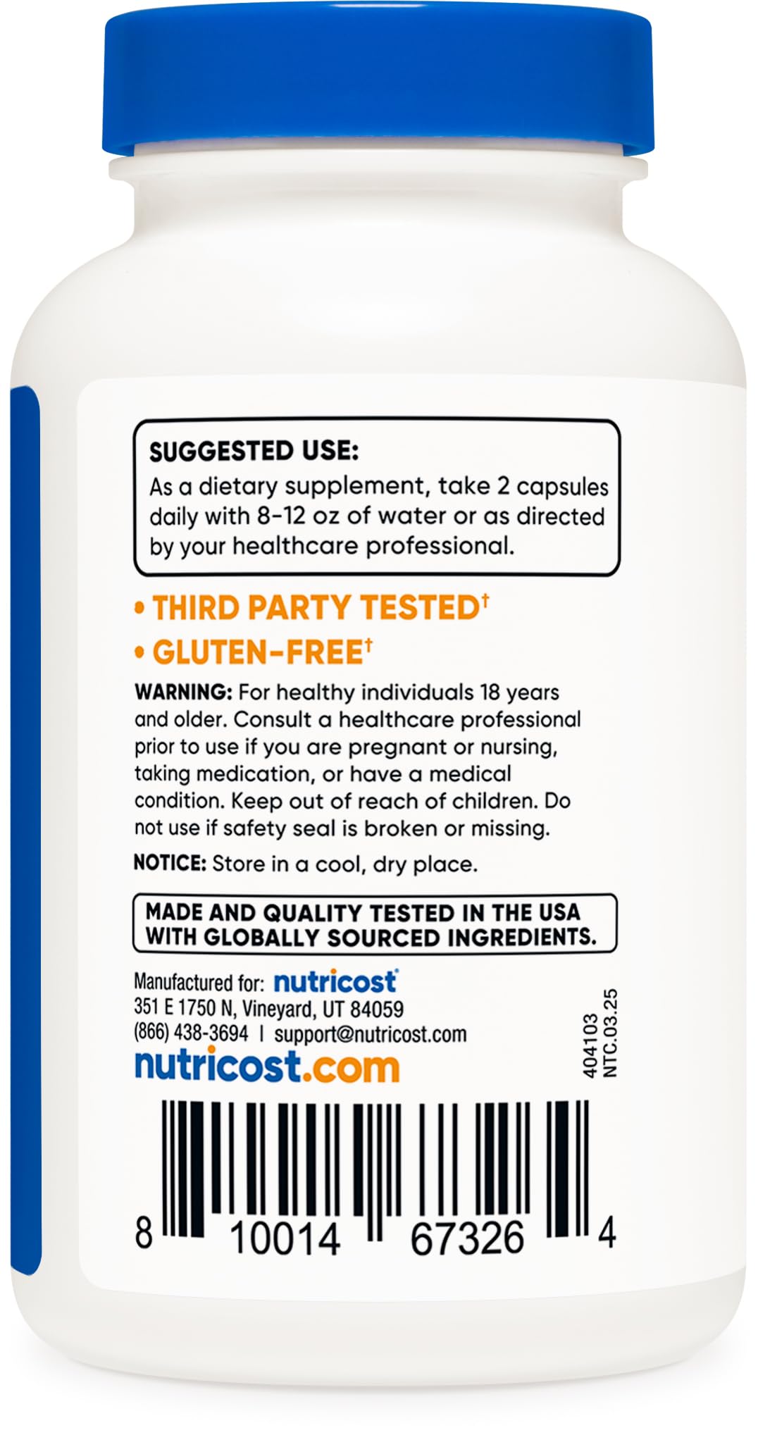 Nutricost Quercetin 1000mg – 120 Vegetarian Capsules | 60 Servings, Non-GMO & Gluten Free