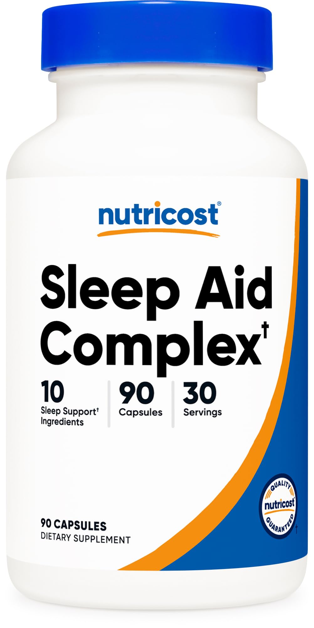 Nutricost Sleep Aid Complex 1330mg Serving (90 Capsules) – 30 Servings | Gluten Free