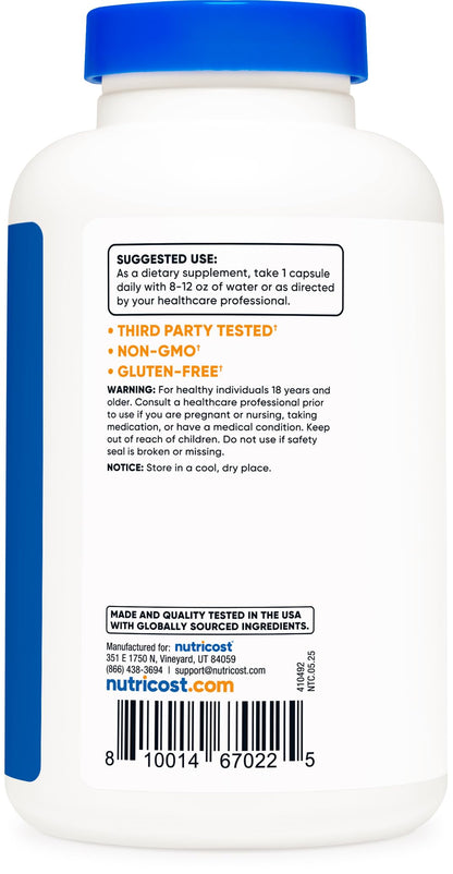 Nutricost Tart Cherry Extract 3000mg Equivalent - 240 Veg Capsules