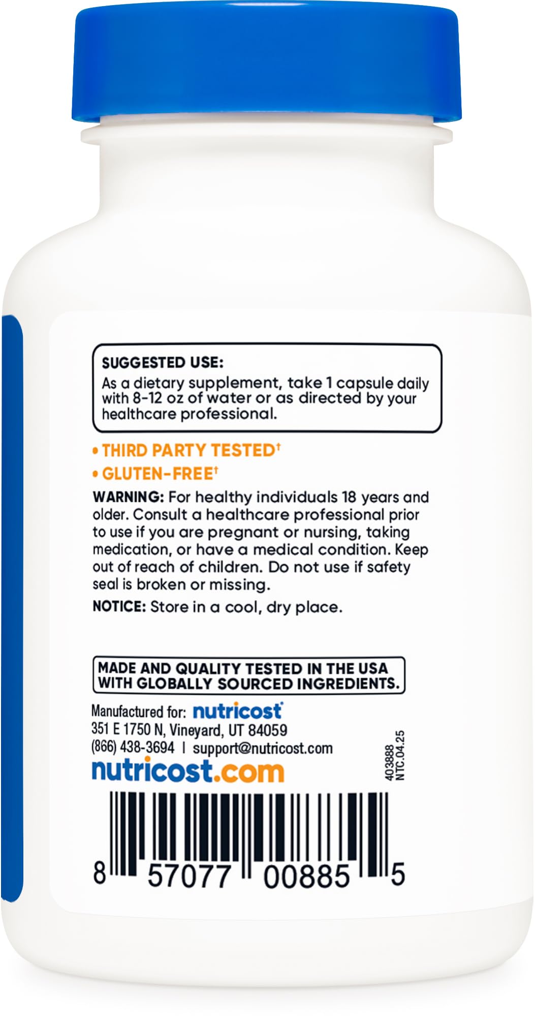 Nutricost Vitamin B1 100mg - 120 Caps | Gluten Free & Non-GMO (Pack of 2)