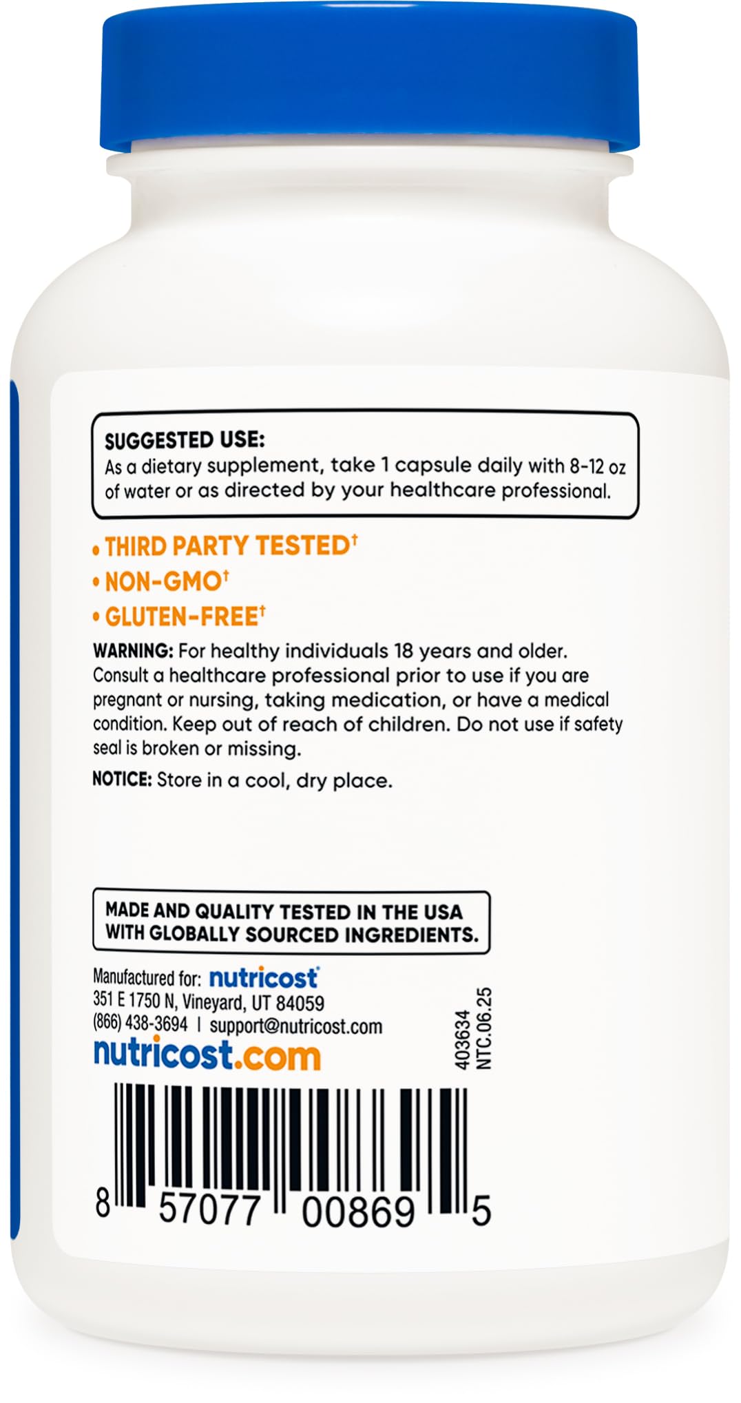 Nutricost Vitamin K2 MK-4 240 Capsules - 100 mcg, Gluten Free & Non-GMO
