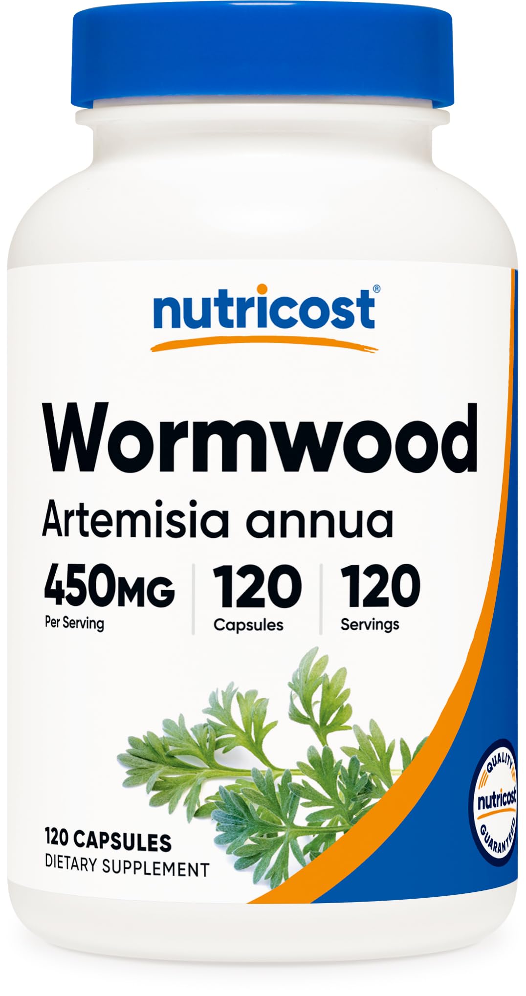 Nutricost Wormwood Capsules 450mg - 120 Count | Vegetarian, Gluten Free, Non-GMO