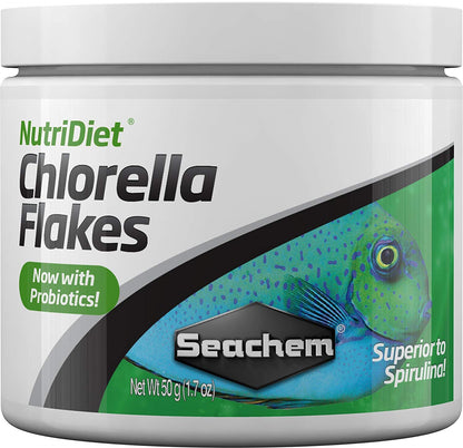 Seachem NutriDiet Chlorella Flakes with Probiotics – 50g