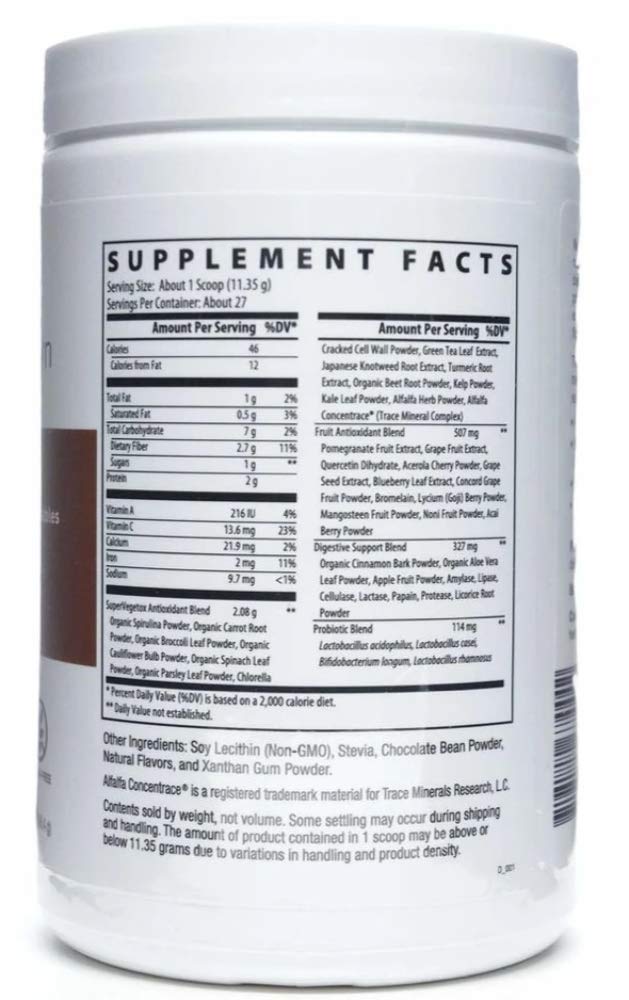 NutriDyn Fruits & Greens Super Vegetox | Organic Probiotic Green Powder 306.4g