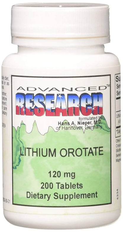 NCI Advanced Research Lithium Ootate 120 mg | 400 Tablets Pack of 2 | Nutrient Carriers BritishVita | Premium UK Vitamins & Wellness Supplements