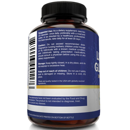 NutriFlair Liposomal Glutathione 700mg - Setria ae Reduced L-Glutathione, 60 Caps