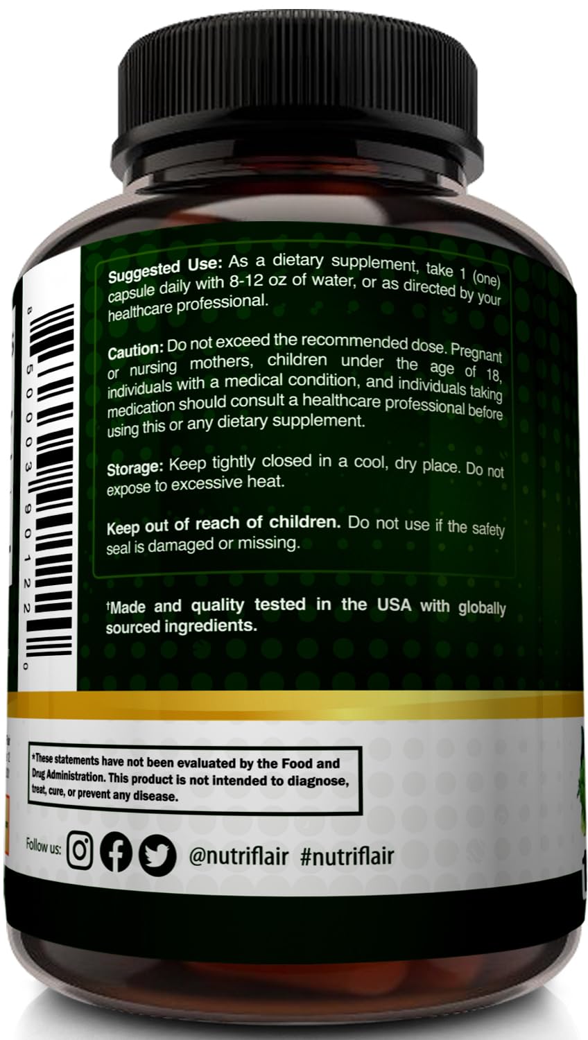 NutriFlair DIM 400mg with Bioperine – 120 Capsules | Hormone Balance & Estrogen Metabolism Support
