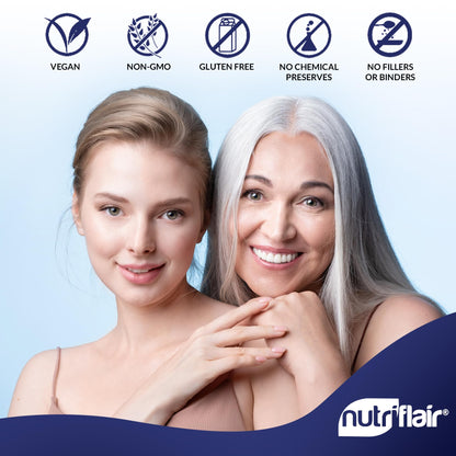 NutriFlair Liposomal Glutathione 700mg - Setria ae Reduced L-Glutathione, 60 Caps