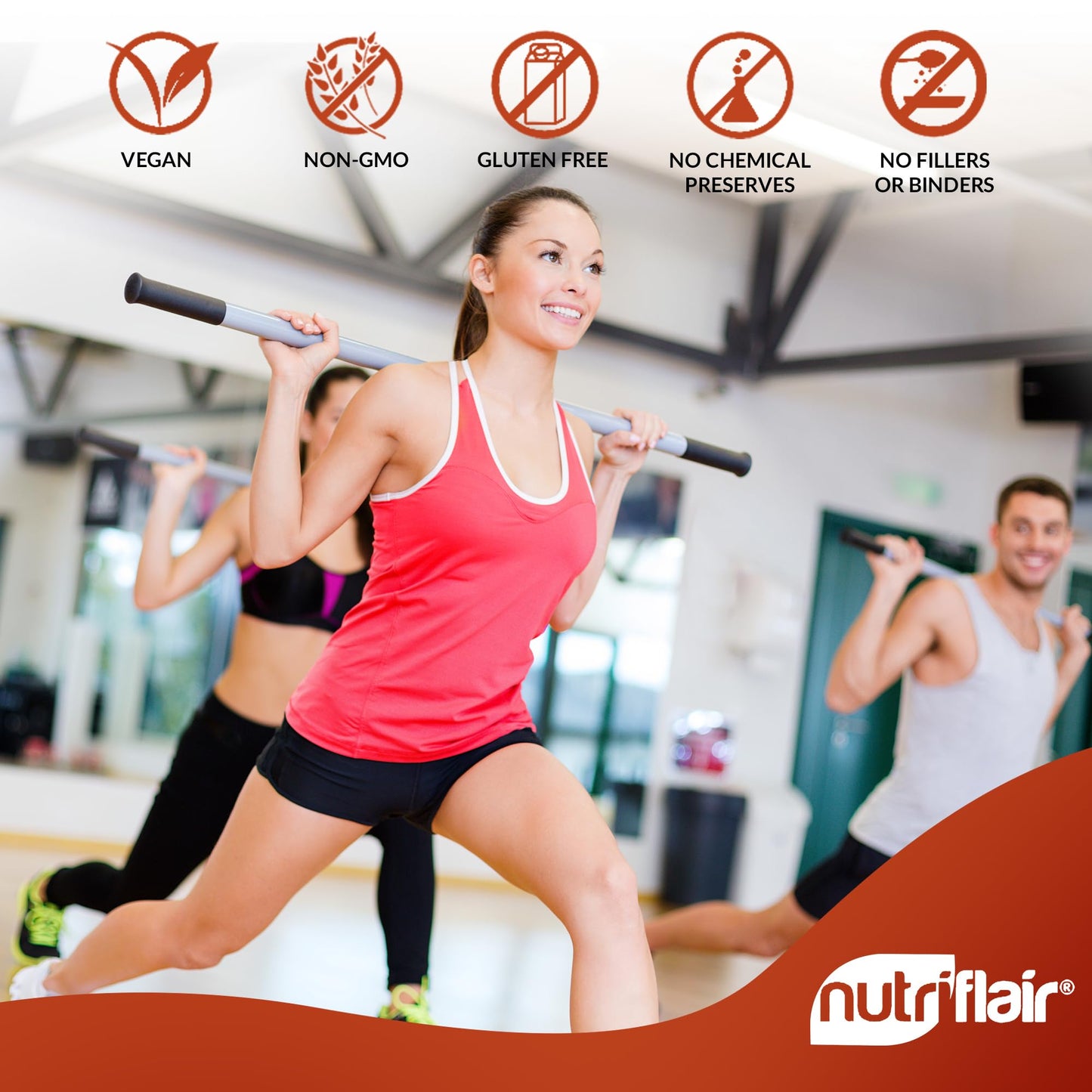 NutriFlair Turmeric Curcumin 180 Caps with BioPerine & Ginger - Joint Support