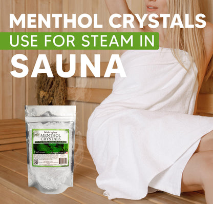 Nutrigins Menthol Crystals 2 oz – Pure Organic, 100% Natural