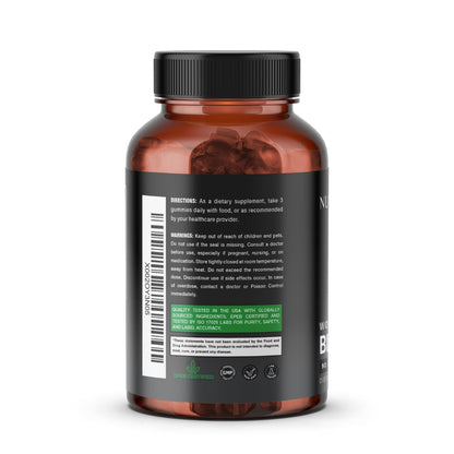 Nutriissa Black Seed Oil + Elder Berry Gummies – Cold-Pressed Black Cumin Seed Oil (Nigella Sativa) | EPEB Certified Purity & Potency – 90 Blueberry Vegan Gummies