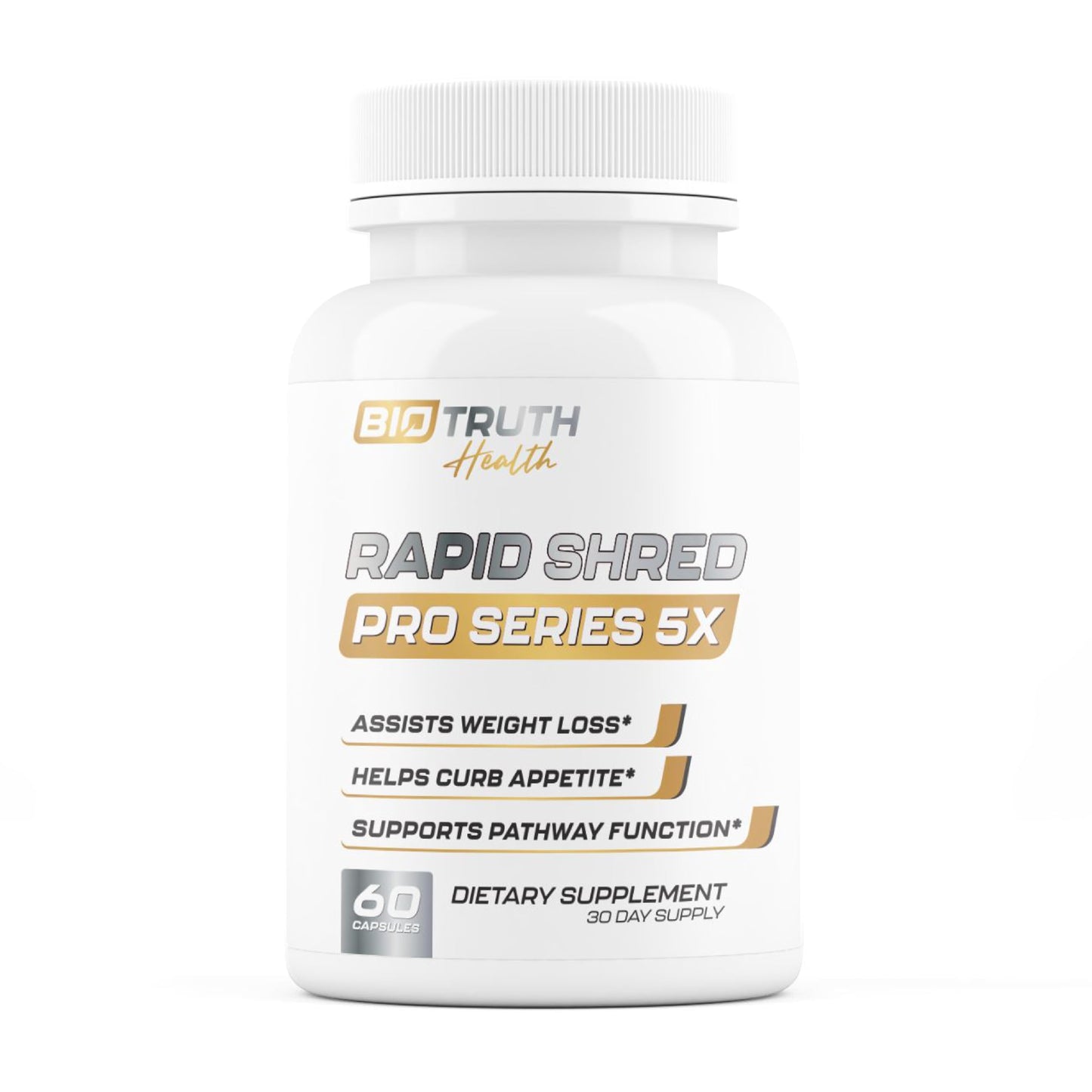 Nutrimend IQ Rapid Shred Pro Series 5X - GLP-1 Support | Weight Loss Pills & Fat Burner | 60 Capsules