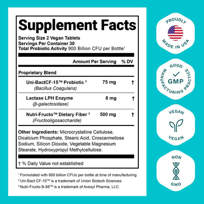 Nutrition Essentials GMP Certified Probiotic Dietary Supplement – 6 Bottles, 360 Capsules