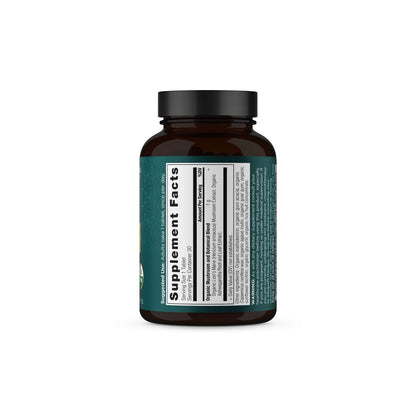 Organic Lion's Mane Mushroom Supplement with Ashwagandha - Ancient Nutrition, 30 Tablets