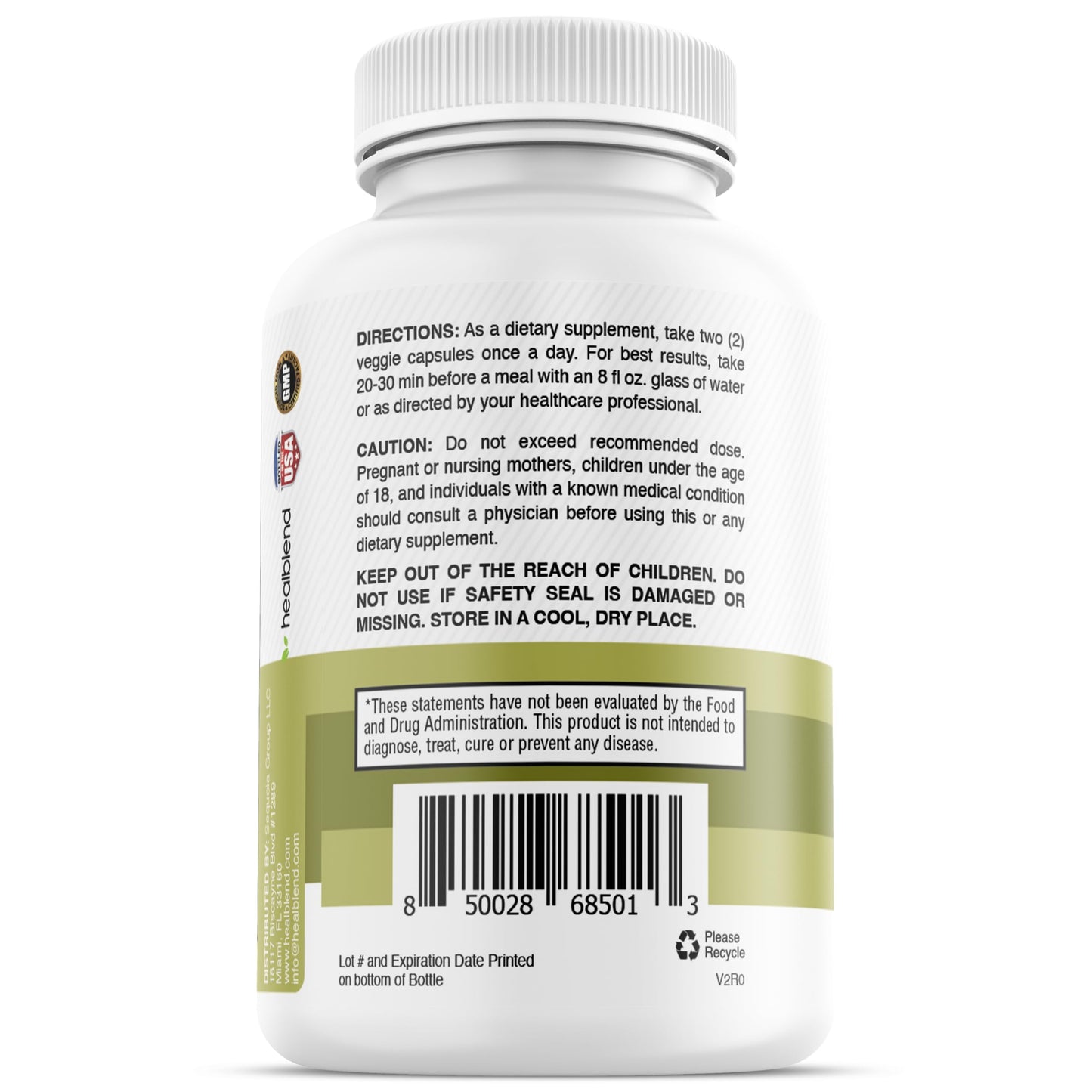 Liver Support - Natural Milk Thistle & Zinc Detox Supplement | 60 Veggie Capsules (30 Days Supply)