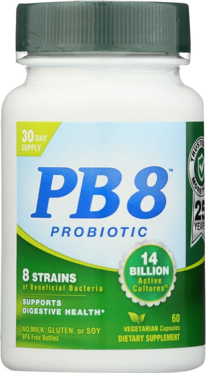 Nutrition Now PB 8 Probiotic Acidophilus – Vegetarian, 60 Count
