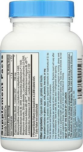 Nutrition Now PB8 Acidophilus Probiotic – Gluten Free, 120 Capsules (Pack of 1)
