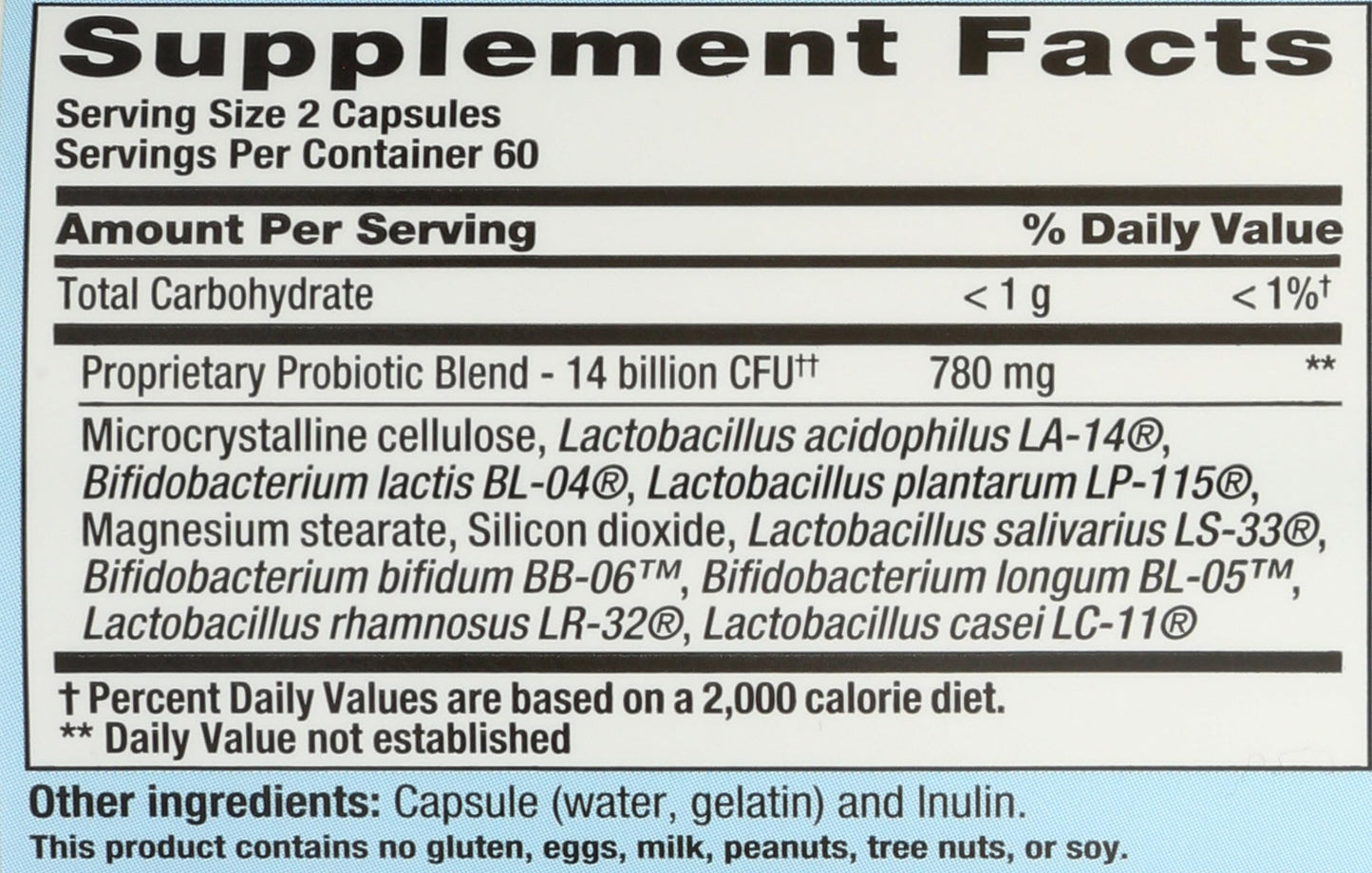 Nutrition Now PB8 Acidophilus Probiotic – Gluten Free, 120 Capsules (Pack of 1)
