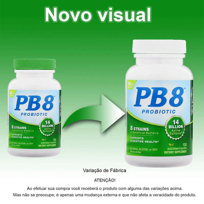 Nutrition Now Pb8 Acidophilus Veg Capsules 120 ct – Vegetarian Probiotic Supplement