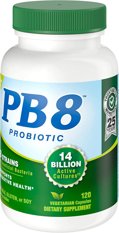 Nutrition Now PB8 Acidophilus Vegetarian 120 Vcap | Probiotic Supplement