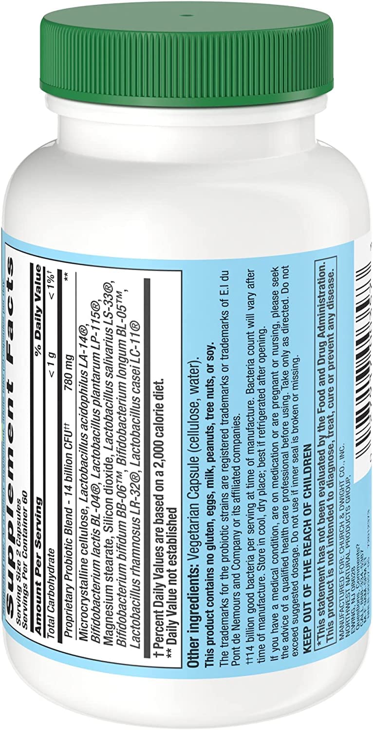Nutrition Now PB8 Acidophilus Vegetarian 120 Vcap | Probiotic Supplement