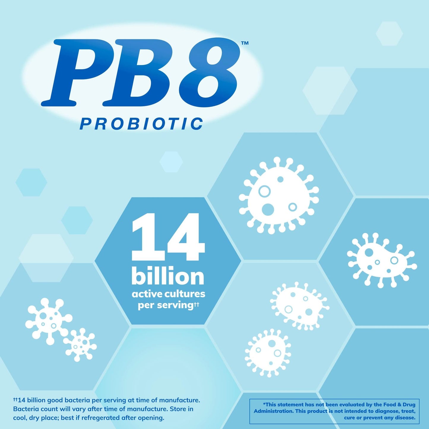 Nutrition Now PB 8 Probiotic Acidophilus For Life - 14 Billion CFU, 8 Strains, Vegetarian (120 Count)