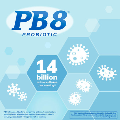 Nutrition Now PB 8 Probiotic Acidophilus For Life - 14 Billion CFU, 8 Strains, Vegetarian (120 Count)