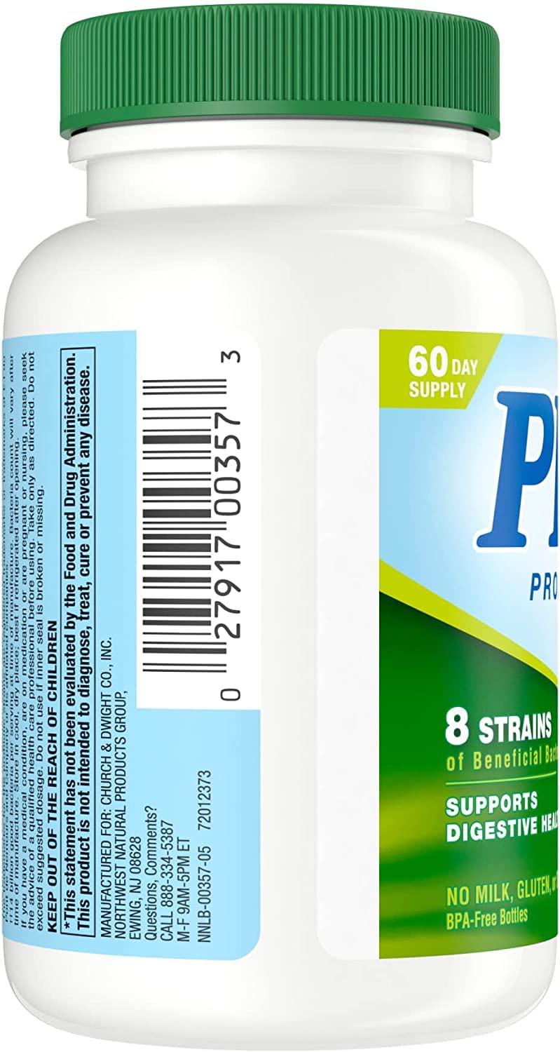 Nutrition Now PB 8 ProBiotic Acidophilus Vegetarian - 120 VegCap, 2 Pack
